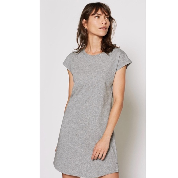 Joie Lamisa Cotton Dress in Grey- S,M,L - Picture 2 of 5
